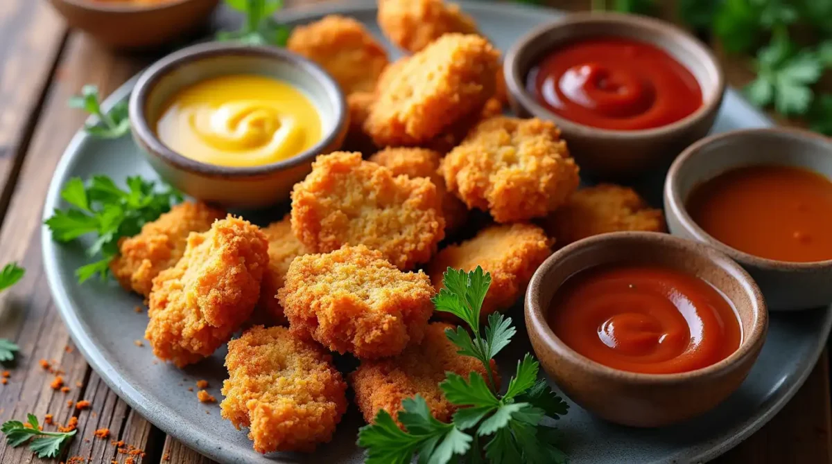 Homemade Gluten free chicken nuggets-