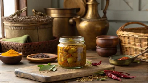 Indian Pickling Recipes with Lime No Oil-featured