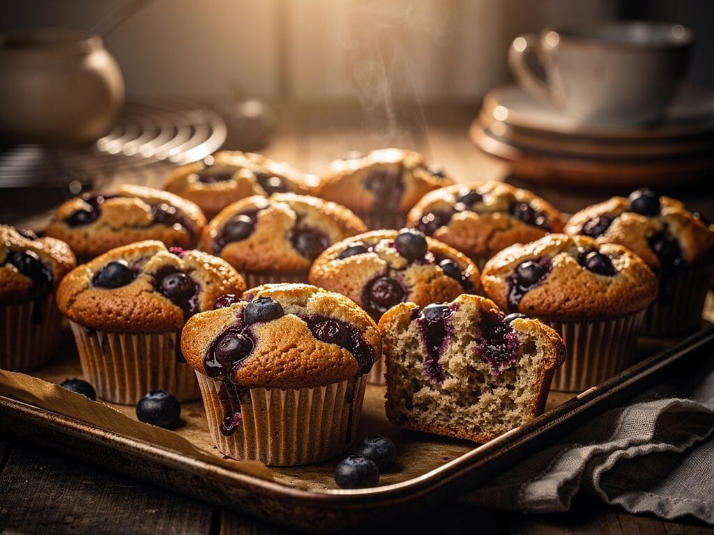 gluten-free blueberry muffins - Glutenoo Recipe