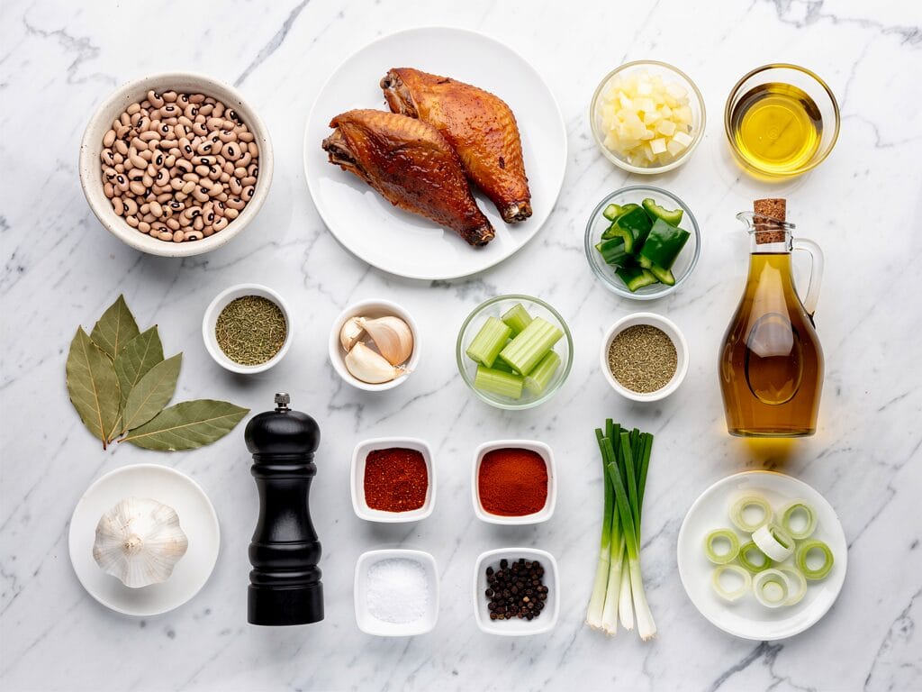 Ingredients flat lay