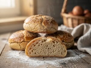 Homemade Gluten-Free Hamburger Buns (Soft) 3 - homemade gluten free hamburger buns recipe 1 Homemade Gluten-Free Hamburger Buns (Soft) homemade gluten-free hamburger buns recipe - Glutenoo Recipe